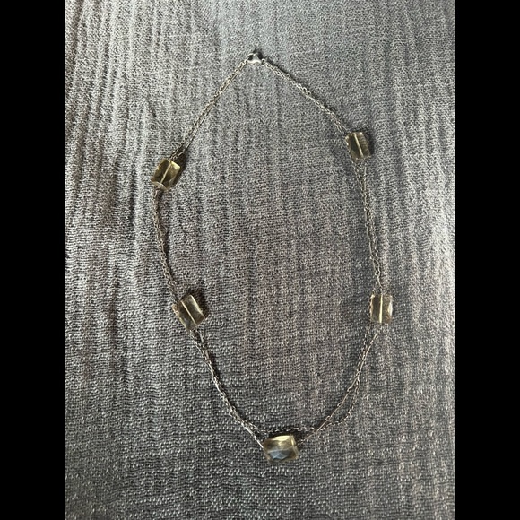 Smokey Quartz Silver Necklace - Picture 13 of 15